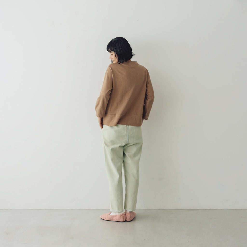 HAU トップス "gauze" 3/4スリーブ
