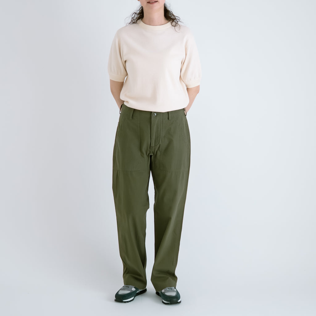 YAECA LIKE WEAR ベイカーパンツ オリーブ