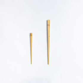 白竹皮付（天削）菜箸