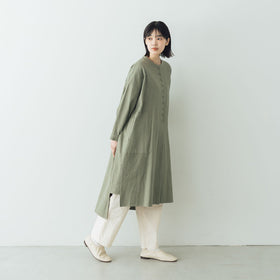 Atelier d’antan Vau カディコットンロングシャツ