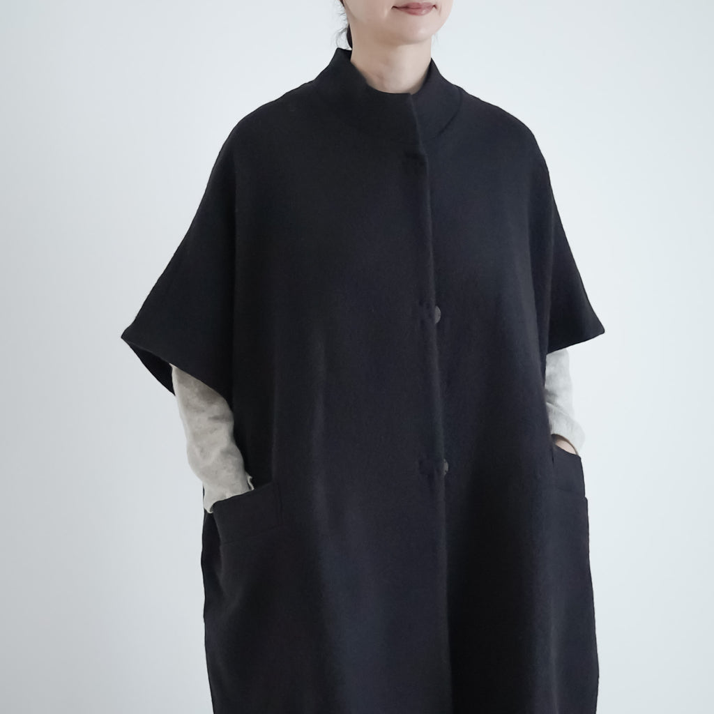 Atelier d’antan Turk ウール ショートスリーブ コート