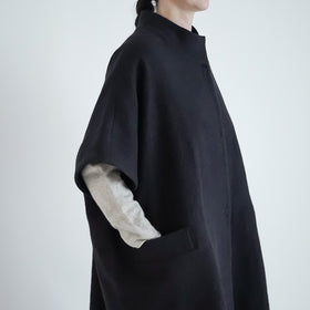 Atelier d’antan Turk ウール ショートスリーブ コート