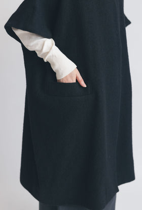 Atelier d’antan Turk ウール ショートスリーブ コート