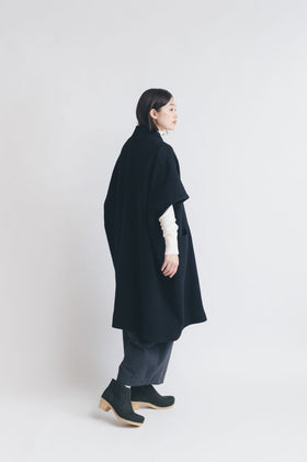 Atelier d’antan Turk ウール ショートスリーブ コート