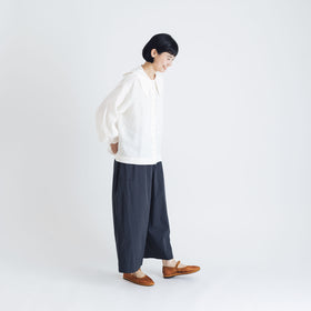 Atelier d’antan Reymont コットンパンツ ダークグレー