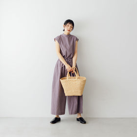 Atelier d’antan Pigott コットンリネン スリーブレスシャツ