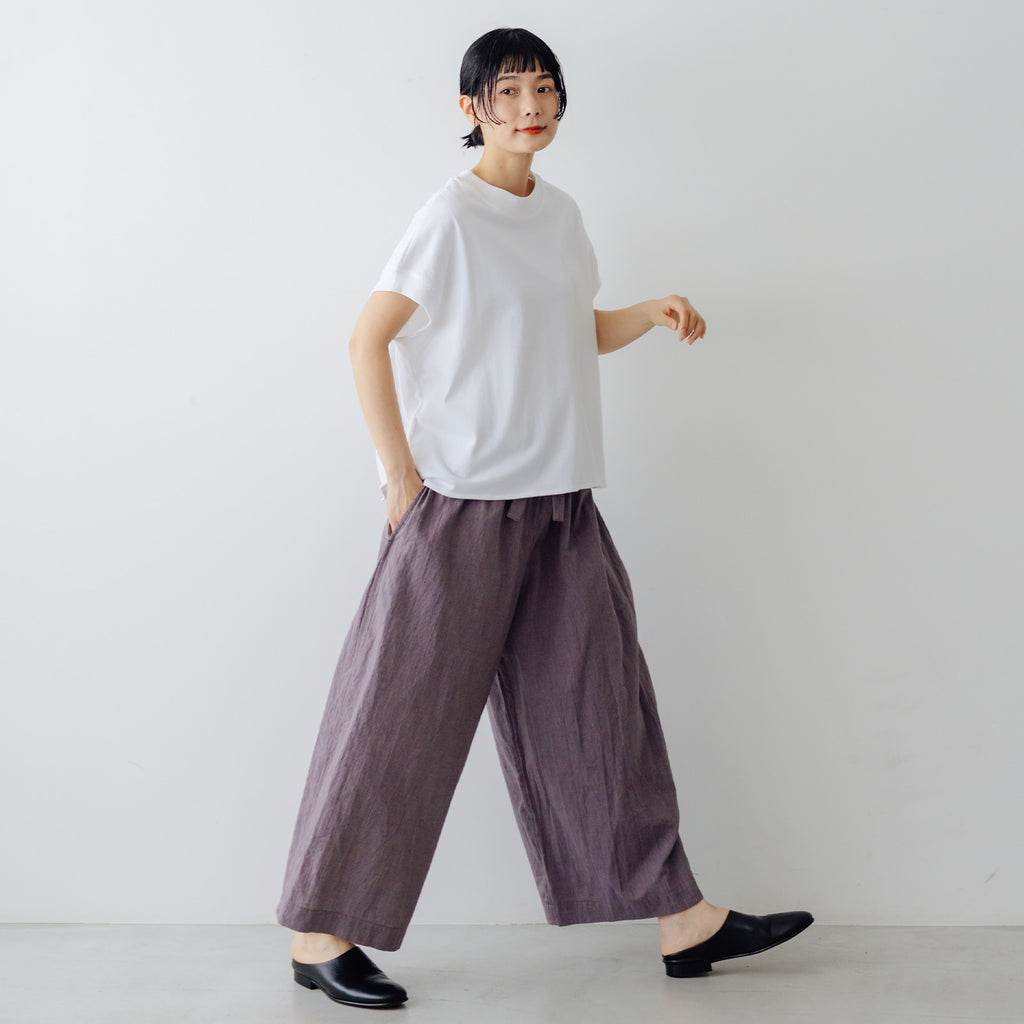 Atelier d’antan Borel フレンチスリーブカットソー