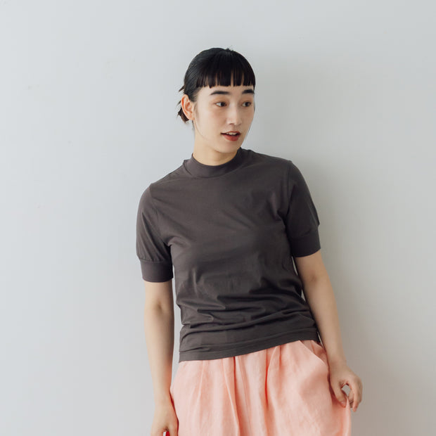 ALWEL モックネックTシャツ