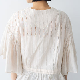 MAGALI コットンレース カシュクールブラウス