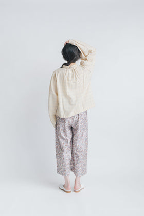 BUNON エンブロイダリー カラーブラウス（チェック）