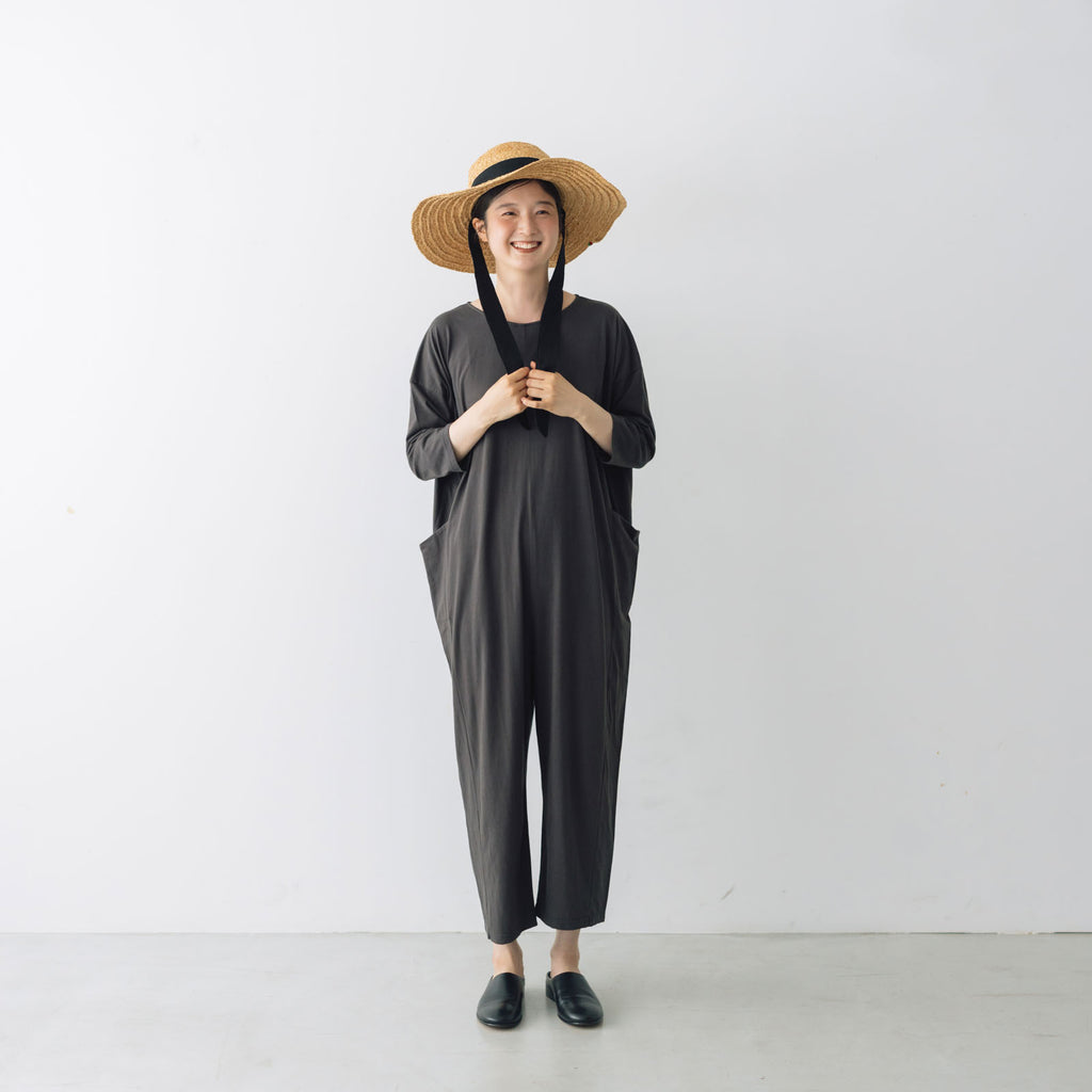 evam eva コットンオールインワン