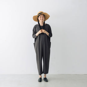evam eva コットンオールインワン