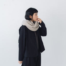 evam eva  モヘアリリーループストール