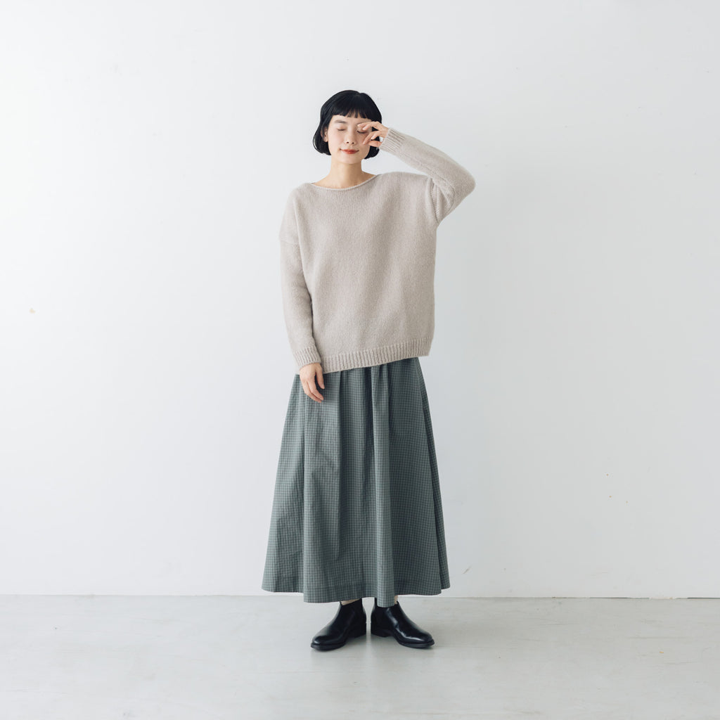 evam eva   モヘアリリープルオーバー