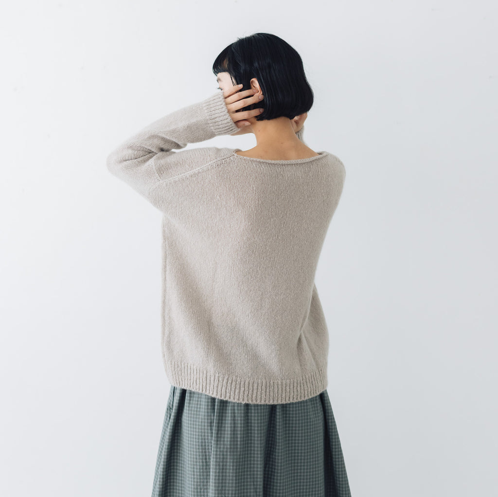 evam eva   モヘアリリープルオーバー