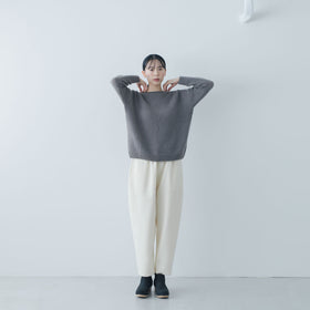 evam eva   モヘアリリープルオーバー