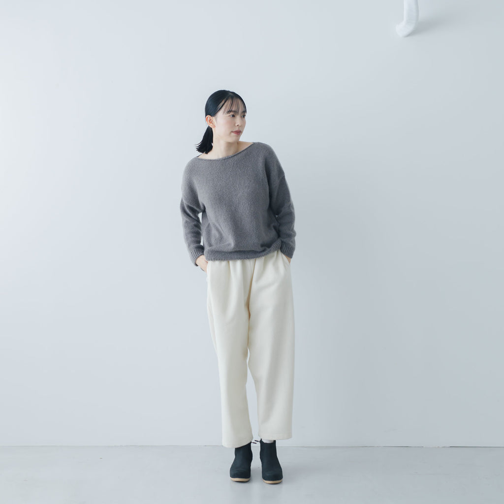 evam eva   モヘアリリープルオーバー