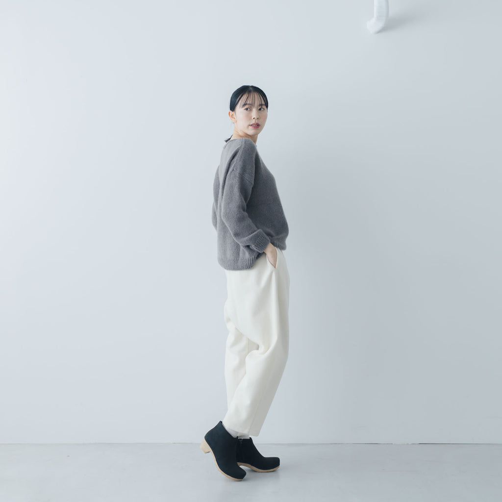 evam eva   モヘアリリープルオーバー