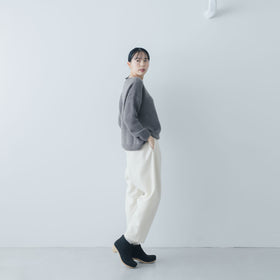 evam eva   モヘアリリープルオーバー
