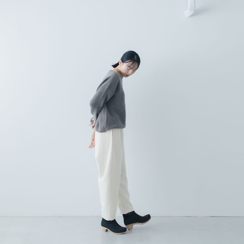evam eva   モヘアリリープルオーバー