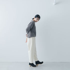 evam eva   モヘアリリープルオーバー