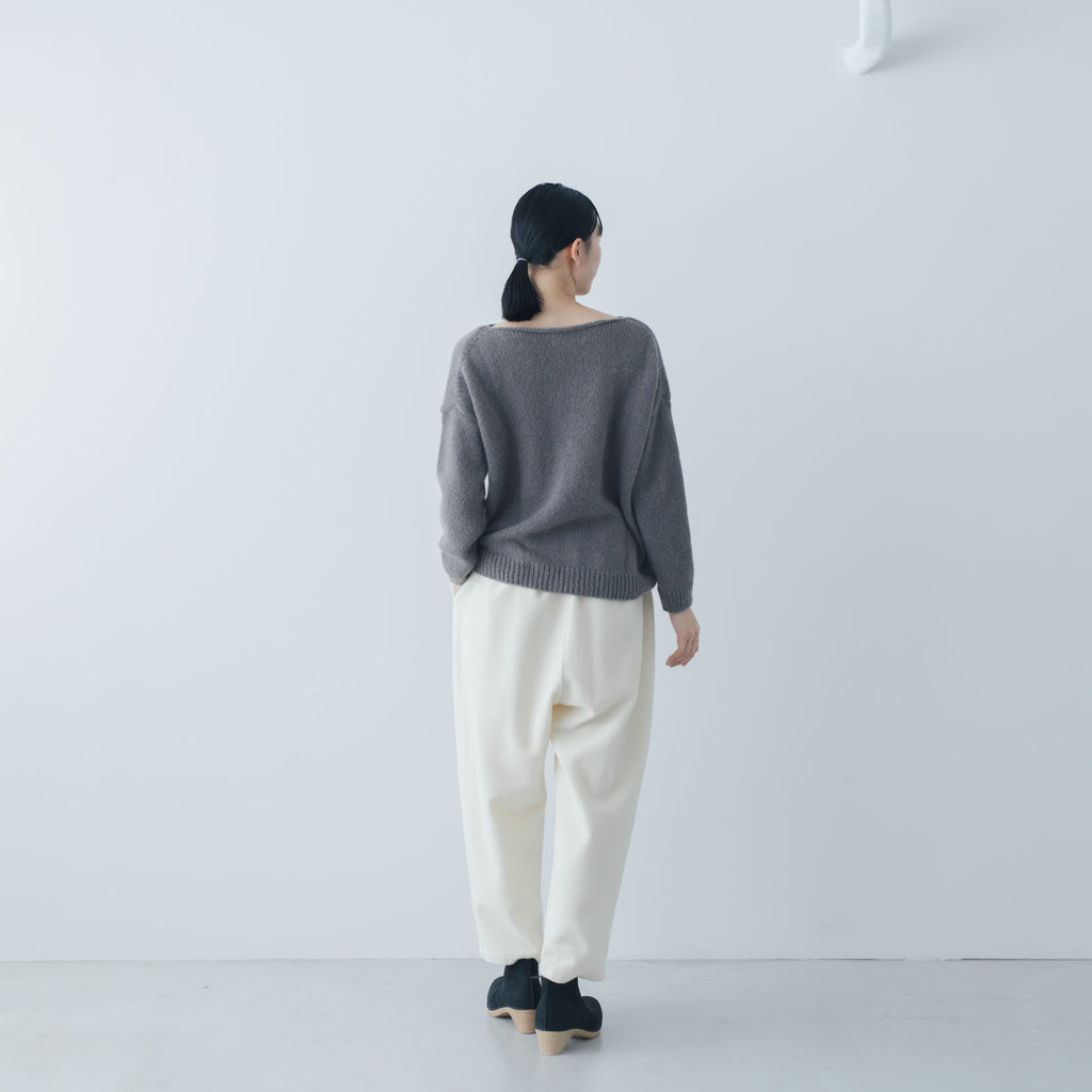 evam eva   モヘアリリープルオーバー