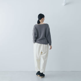 evam eva   モヘアリリープルオーバー