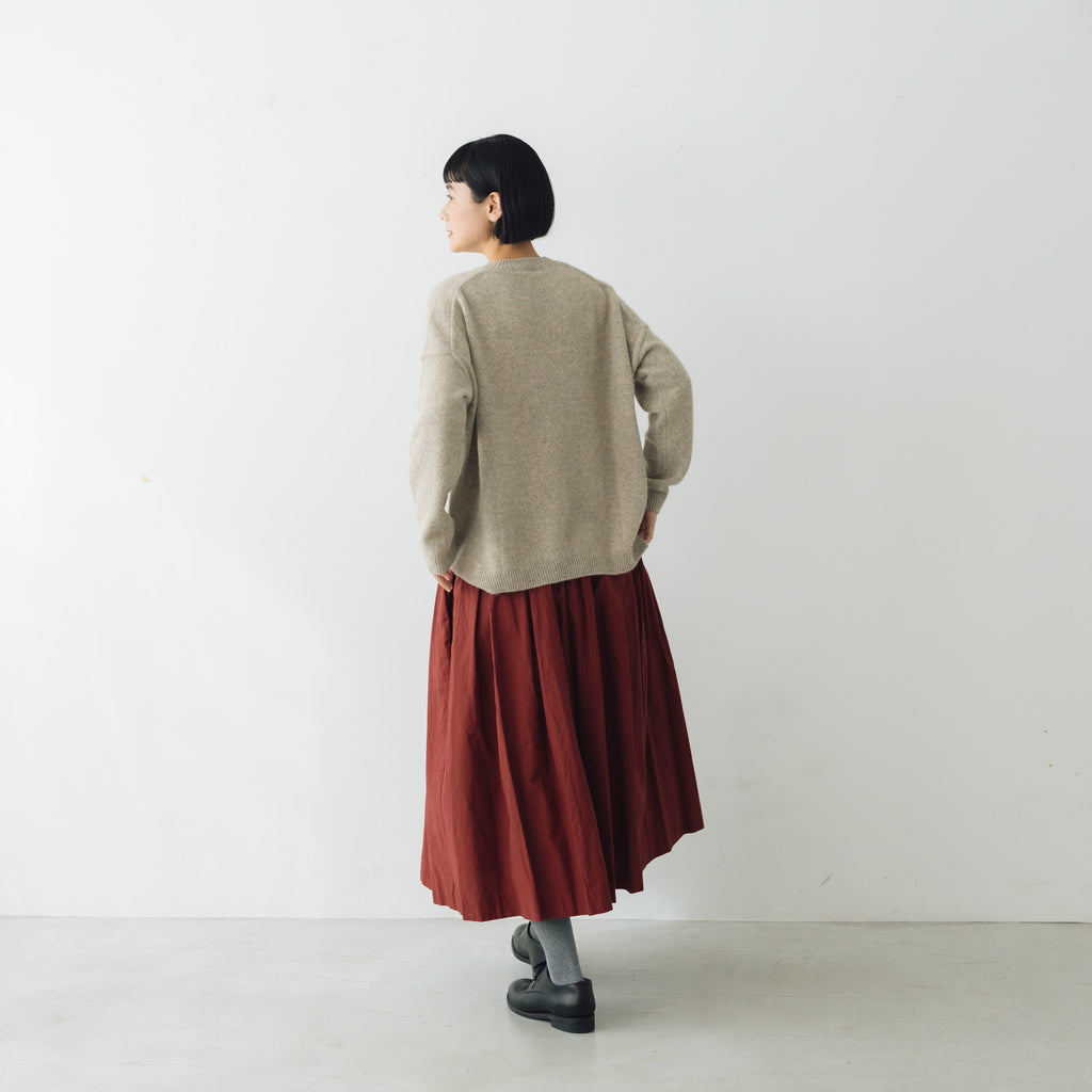 evam eva ウールフォックスプルオーバー