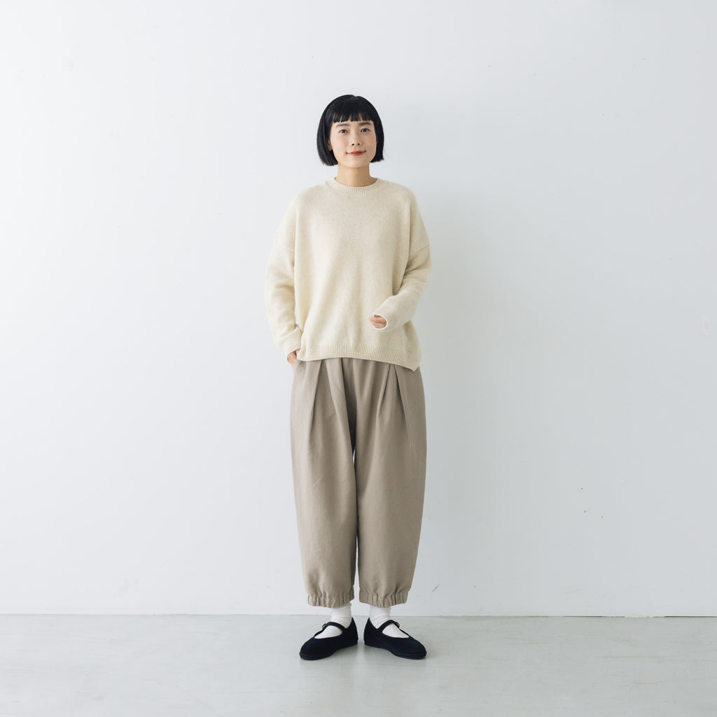 evam eva ウールフォックスプルオーバー