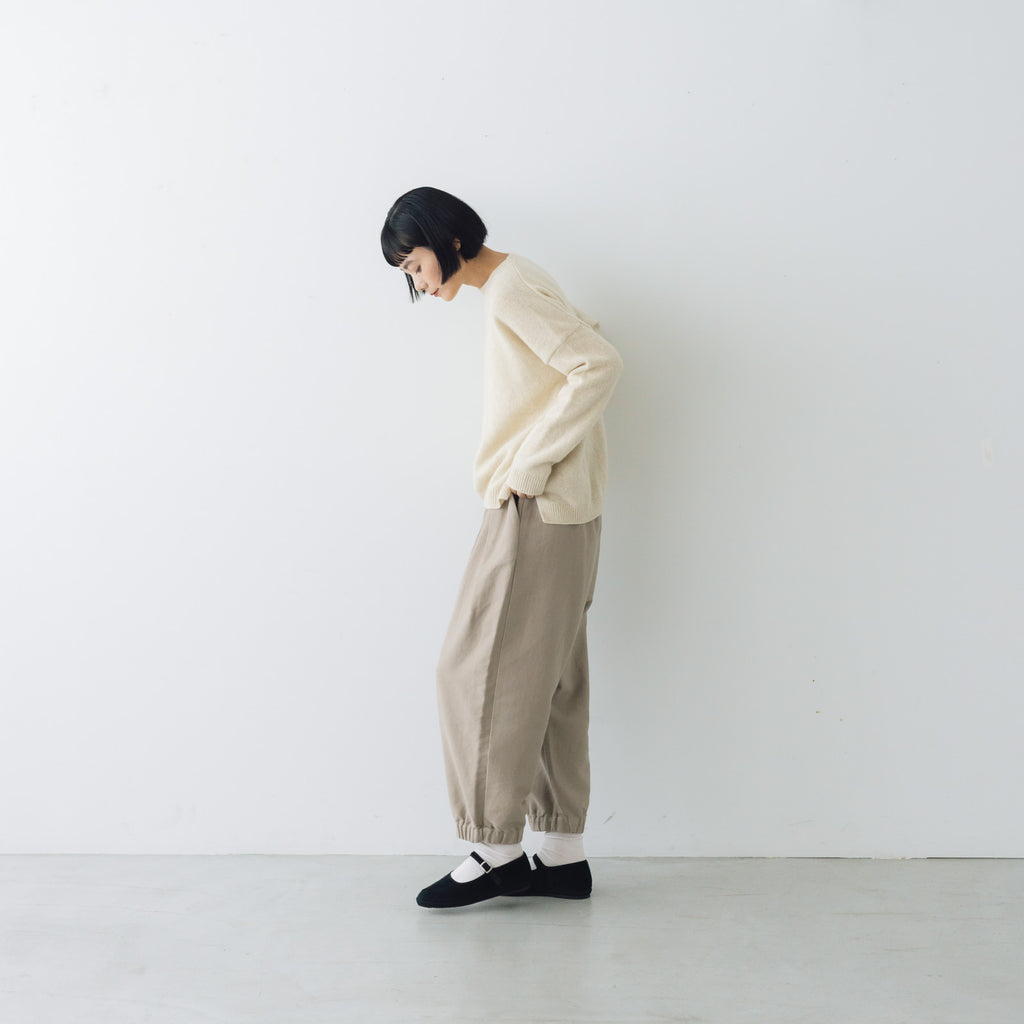 evam eva ウールフォックスプルオーバー