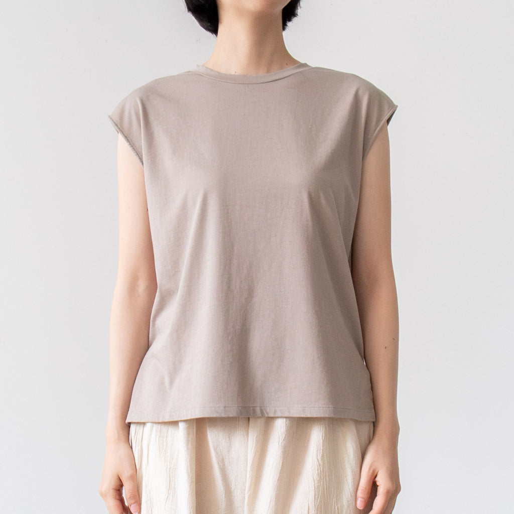 evam eva カットソー スリーブレス