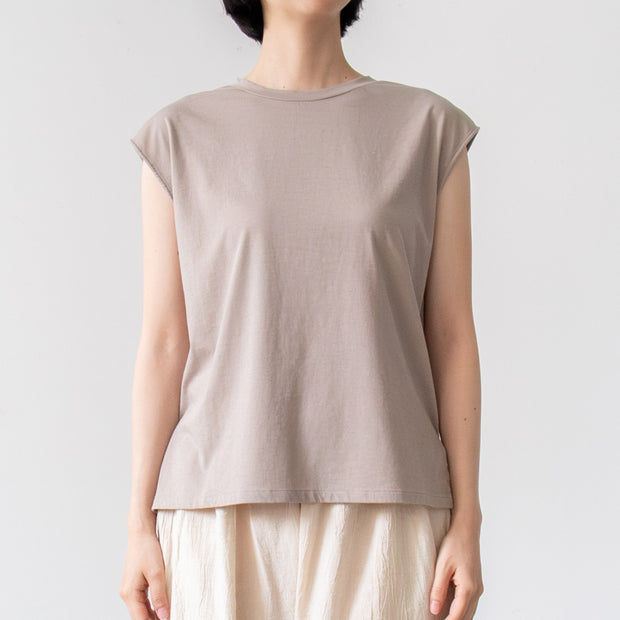 evam eva カットソー スリーブレス