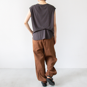 evam eva カットソー スリーブレス