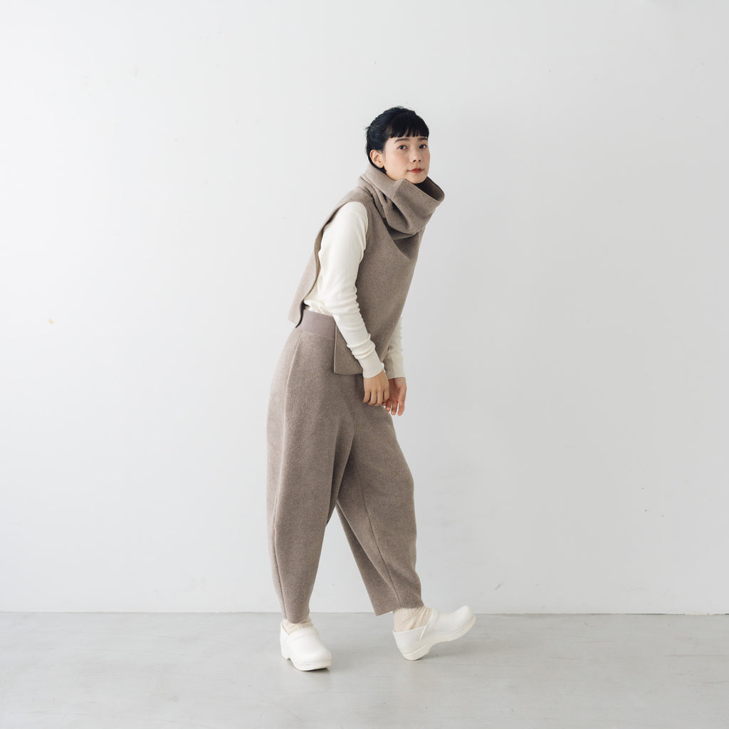 ALWEL フリース ペグパンツ