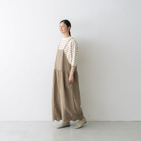 【SALE】 Gauze# スカラップレース トラバイユ サロペット