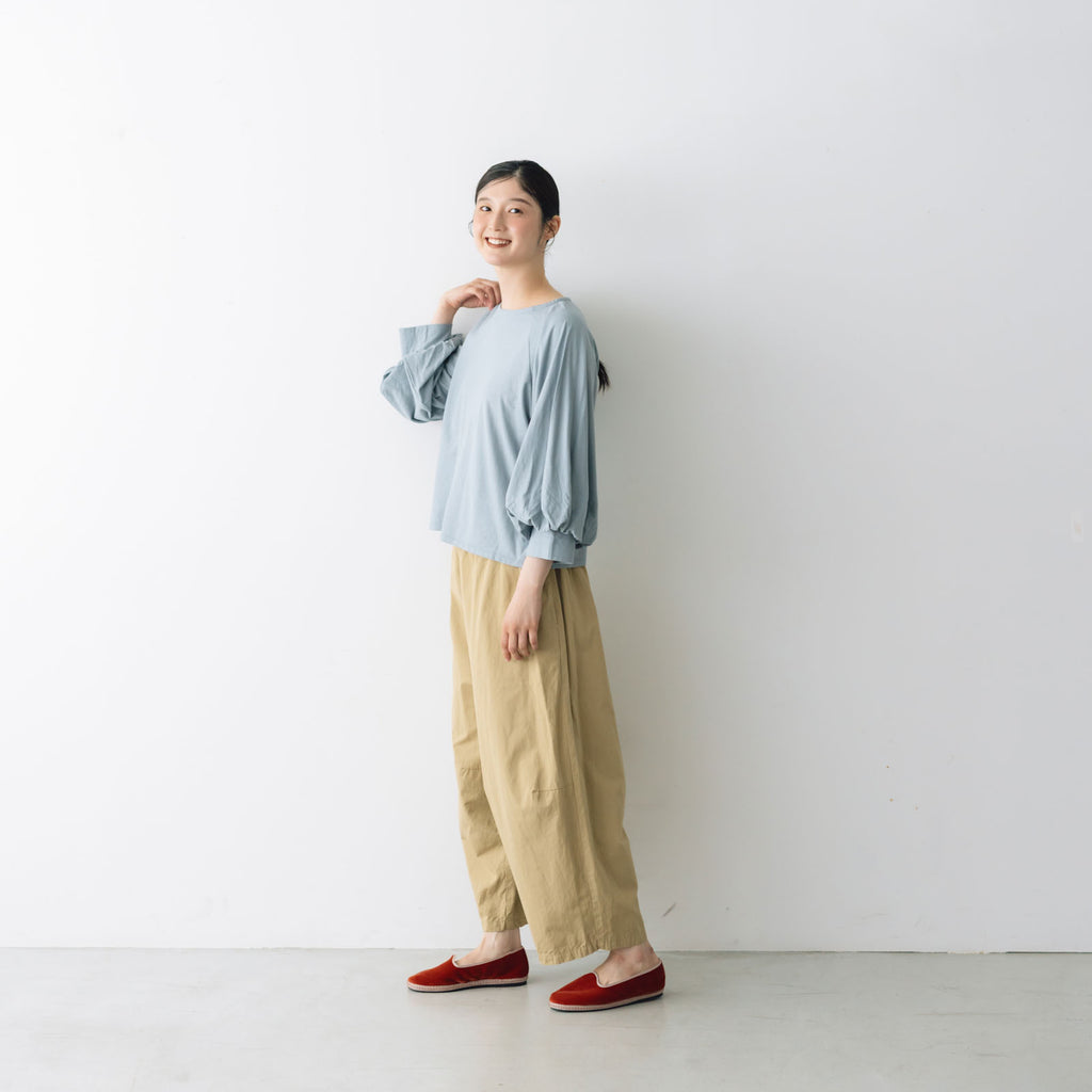 【SALE】 Gauze# スリーブキュリアスプルオーバー