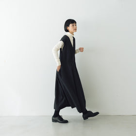 Gauze# ボックスタック ノースリーブワンピース