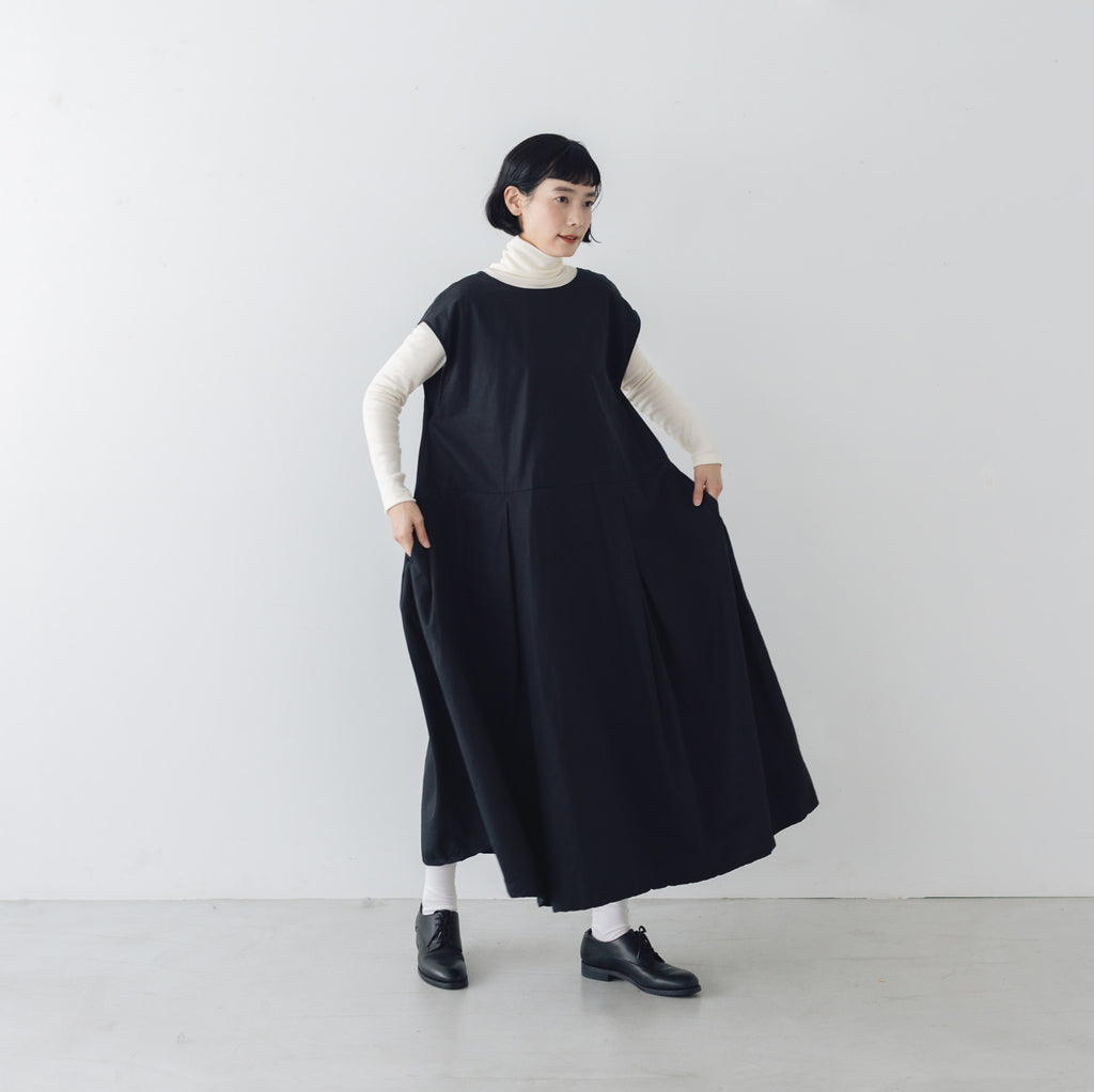 Gauze# ボックスタック ノースリーブワンピース