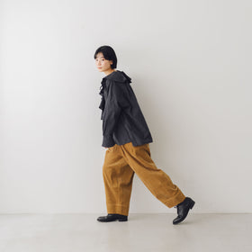 Gauze# オーガニックコーデュロイ ウフパンツ