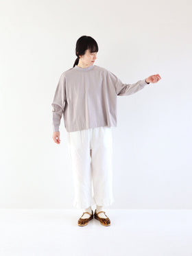 pot and tea スクエア長袖カットソー［期間限定販売］