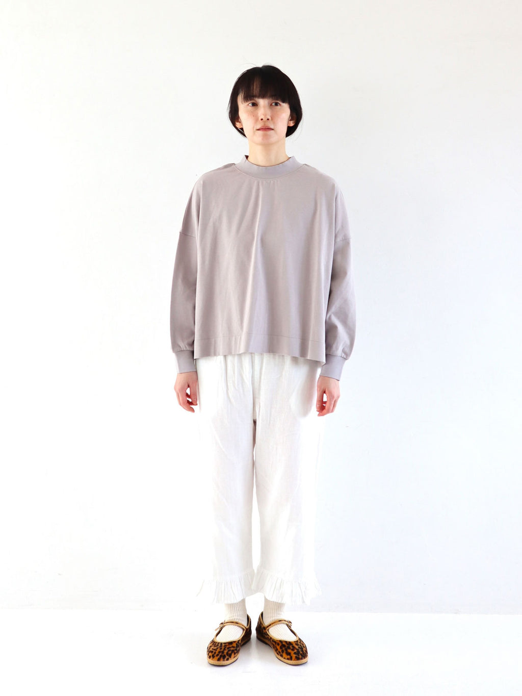 pot and tea スクエア長袖カットソー［期間限定販売］
