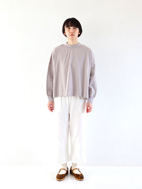 pot and tea スクエア長袖カットソー［期間限定販売］