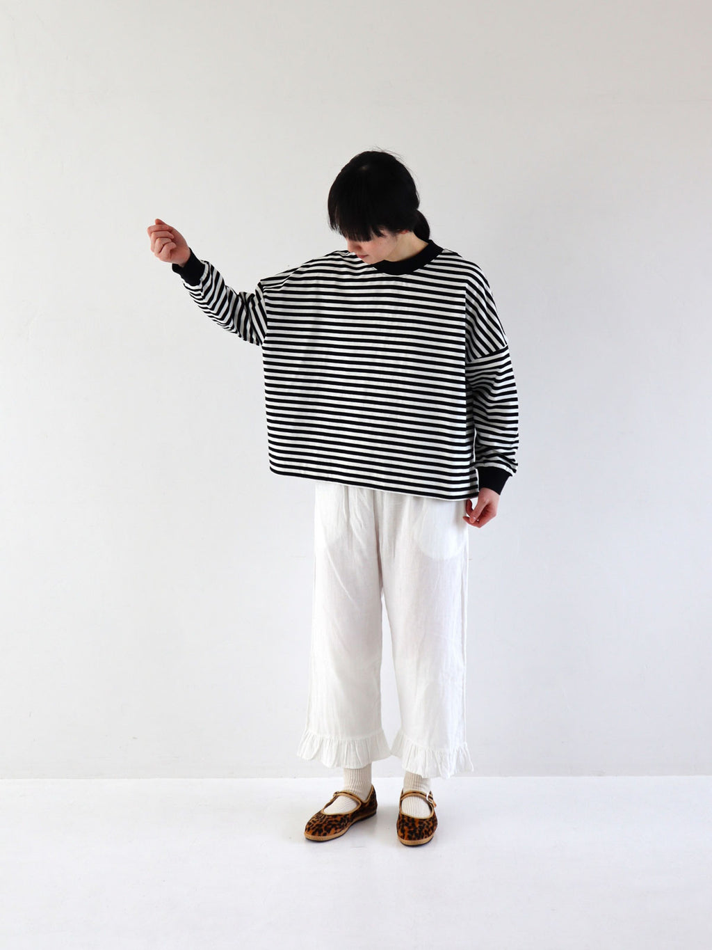 pot and tea スクエア長袖カットソー［期間限定販売］