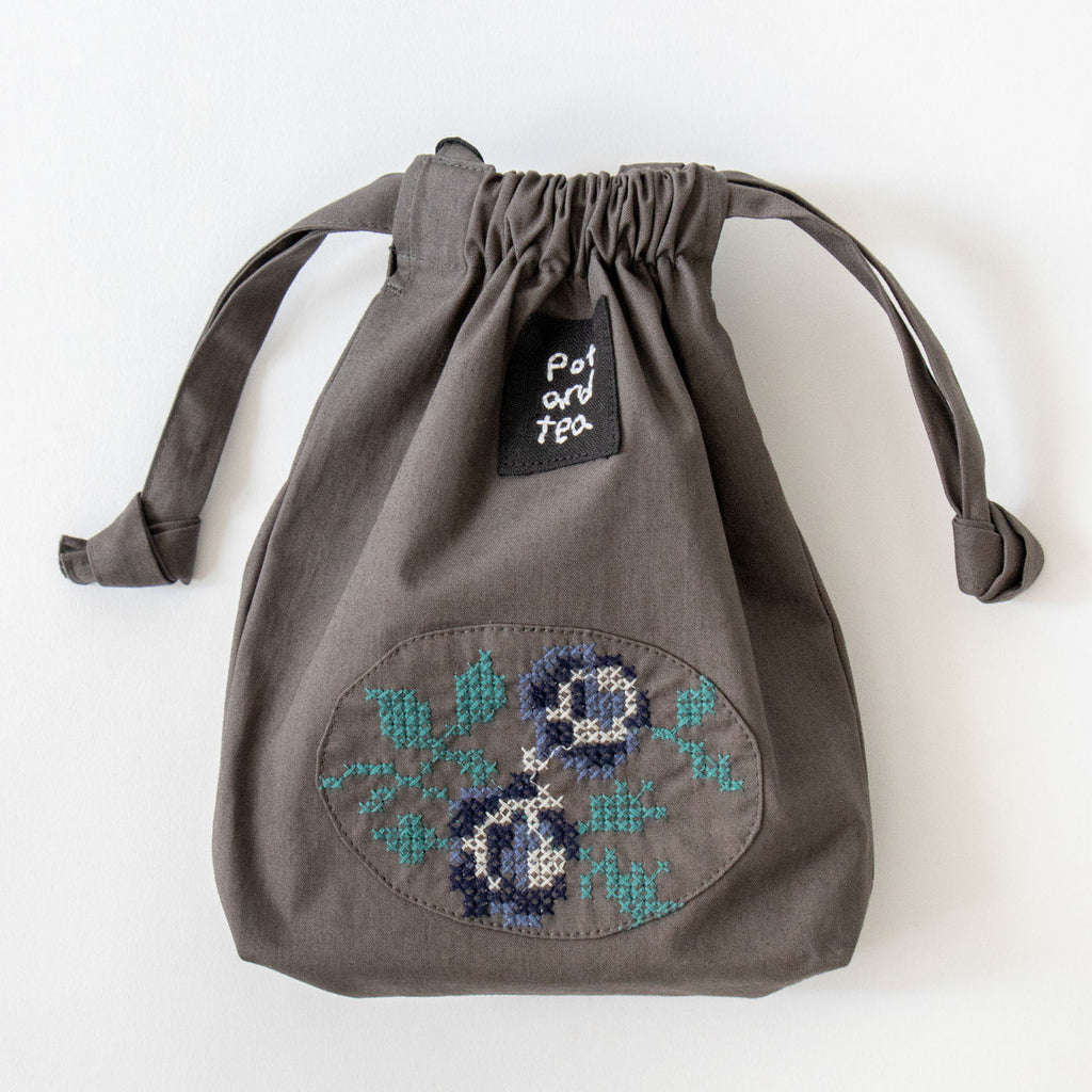 pot and tea クロスステッチミニポシェット［期間限定販売］
