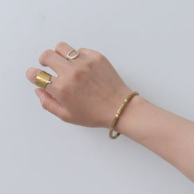 BRASSYARD リング swarm ブラス／シルバー［期間限定販売］