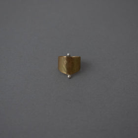 BRASSYARD リング swarm ブラス／シルバー［期間限定販売］