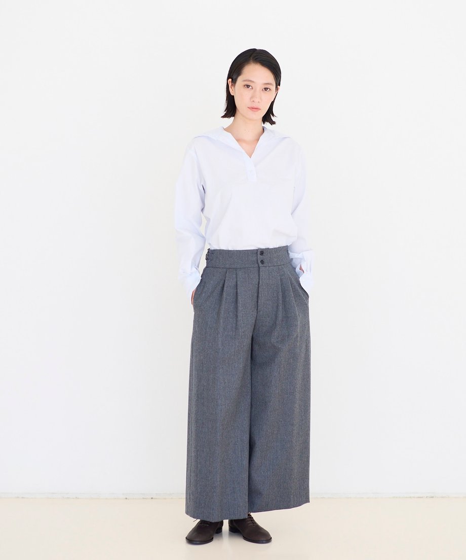 fruits of life ウールタックパンツ［期間限定販売］