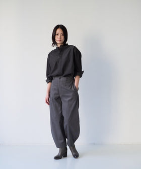 fruits of life コーデュロイバンドカラーシャツ［期間限定販売］
