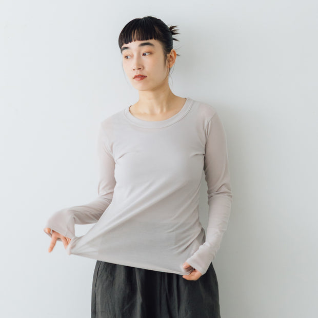 Honnete スタンダード ロングスリーブTシャツ