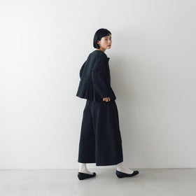 MAGALI ハイカウントコットンリネン ダブルボタンジャケット